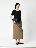 Linen Nylon Henley Tee & U-Neck Vest Set | Ribbed Edges | Quick-Dry Handle | Women Set | MRS Studios