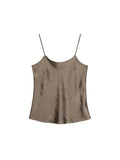 Japanese Acetate Camisole and Fishtail Skirt Set | Pleated Satin Finish | Bias-Cut Drape | Women Set | MRS Studios