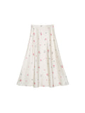 Japanese Triacetate Camisole and Skirt Set | Floral Digital Print | 45-Degree Bias-Cut A-Line | Women Set | MRS Studios