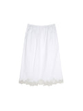 Cotton Organza Embroidered Lace Collection | Skirt and Cropped Pants | Romantic Holiday Style | Women Bottoms | MRS Studios