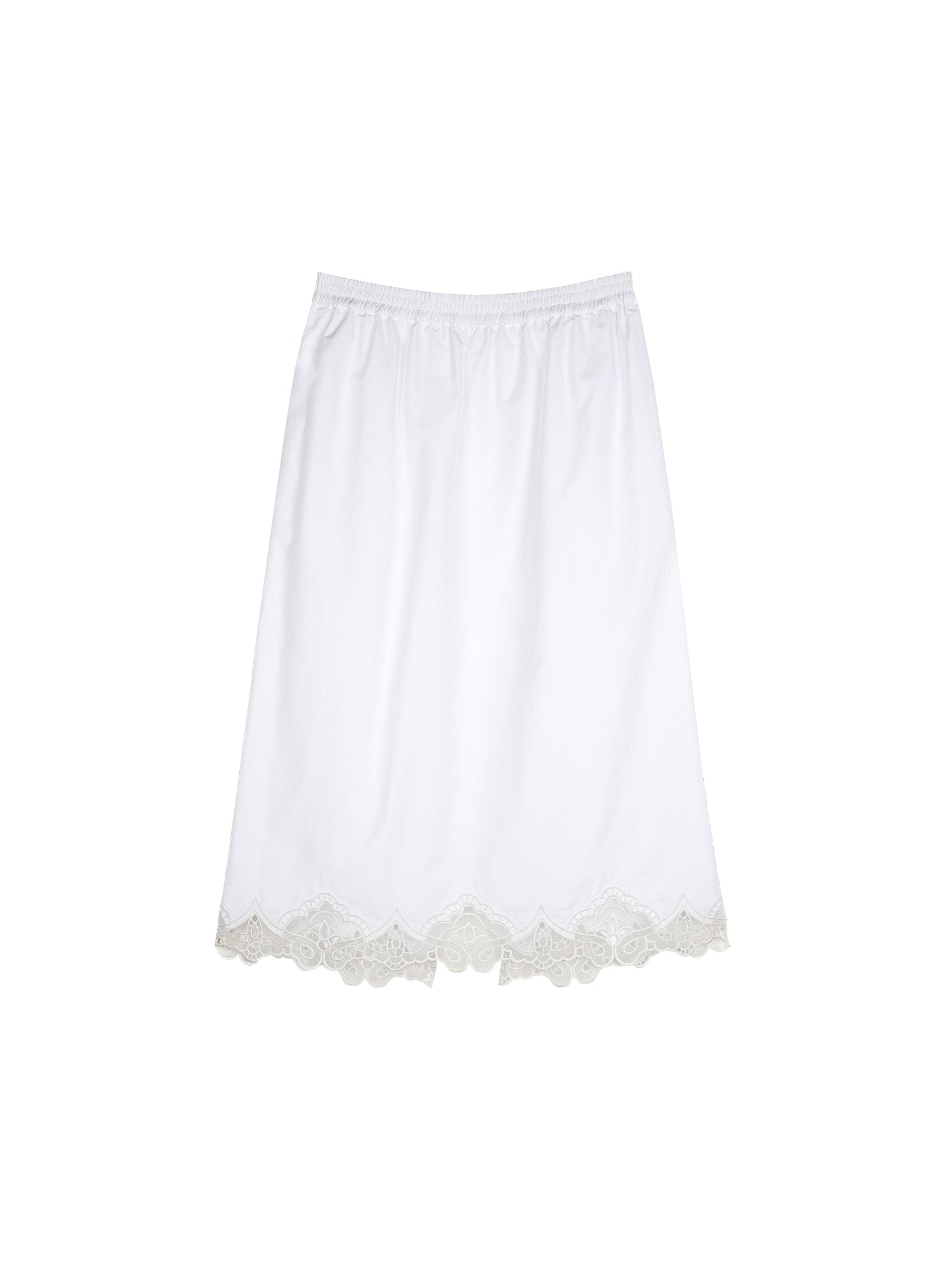 Cotton Organza Embroidered Lace Collection | Skirt and Cropped Pants | Romantic Holiday Style | Women Bottoms | MRS Studios