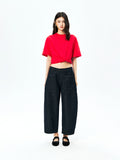 Japanese Heavyweight Jersey Cotton Tee | Round Neck | Relaxed Fit | Women Top | MRS Studios