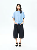 Japanese Heavyweight Jersey Cotton Tee | Round Neck | Relaxed Fit | Women Top | MRS Studios