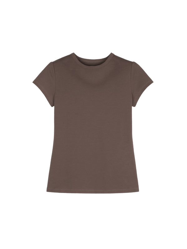 Classic Fitted Cotton T-Shirt | Short Sleeve Crew Neck | Multi-Colour Essentials | Women Top | MRS Studios