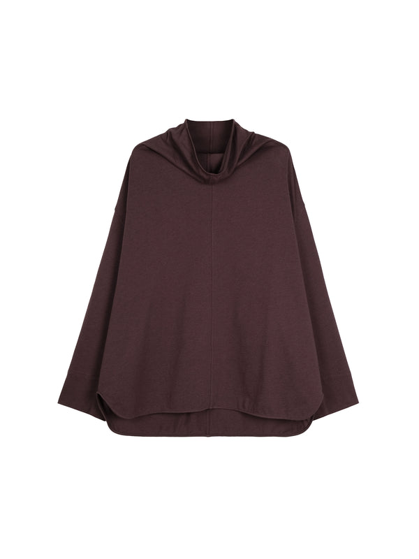 Supima Cotton Merino Wool Knit Set | Draped Neck Top and Midi Skirt | Relaxed Matching Set | Women Knitwear | MRS Studios