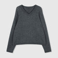 Alpaca Wool Blend Knit Sweater | V-Neck / Crew Neck | Soft Lightweight and Relaxed Fit Pullover | MRS Studios