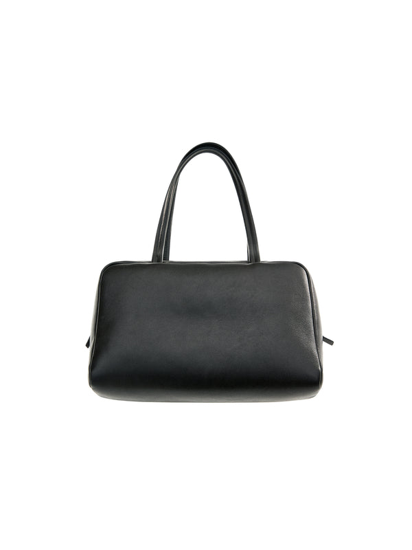 Fine-Grain Lambskin Bowling Bag | Shoulder & Underarm Carry | Structured Mini Bag | Women Bags | MRS Studios