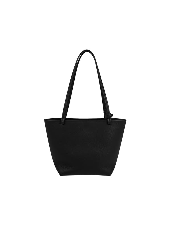 Calf Leather Litchi-Grain Tote | Minimalist Underarm Silhouette | Suede-Lined Interior | Women Bag | MRS Studios
