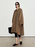 Supima Cotton Trench Coat | Minimalist A-Line design | Flowing Silhouette | MRS Studios