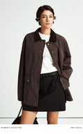 Cotton Corduroy Collar Jacket | Workwear Frank Jacket | Retro Style | Unisex Casual Outerwear | MRS Studios