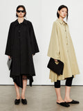 Supima Cotton Trench Coat | Minimalist A-Line design | Flowing Silhouette | MRS Studios