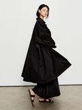 Supima Cotton Trench Coat | Minimalist A-Line design | Flowing Silhouette | MRS Studios