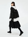 Lightweight Double-Breasted Short Trench Coat | SUPIMA Cotton | Oversized Lapel & Relaxed Modern Silhouette | MRS Studios