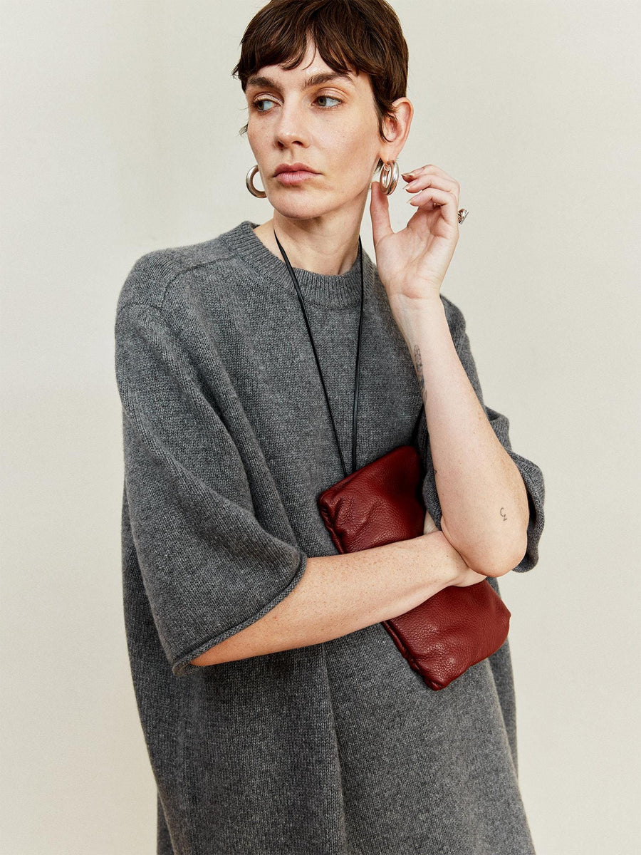Short-Sleeve Knit Sweater, view 4