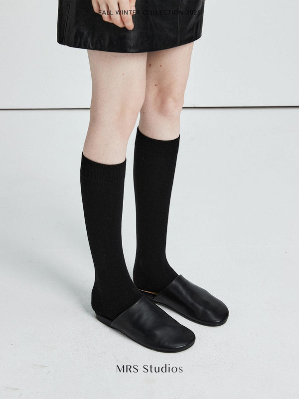 Winter Warm High Tube Socks | MIU Series Merino-Cotton Blend Slouch Socks | Antibacterial & Breathable | MRS Studios