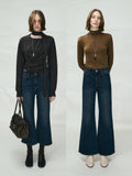 Bossa Vintage Flared Denim Pants | Türkiye Fabric | Slight Stretch Long and 8.5-Length | MRS Studios