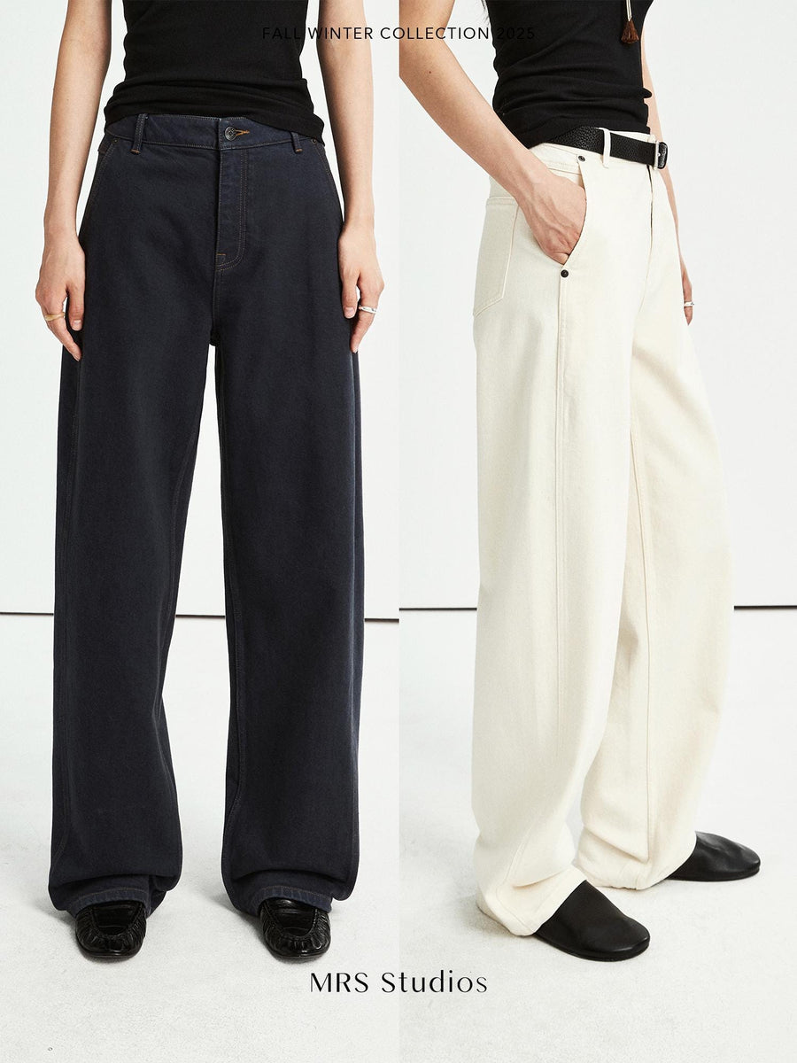 Retro Style Denim Jeans | Bossa Denim from Türkiye | Side-Seam Shift with Curved Hem | Women Jeans | MRS Studios