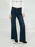 Bossa Vintage Flared Denim Pants | Türkiye Fabric | Slight Stretch Long and 8.5-Length | MRS Studios