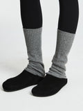 Ribbed Merino Wool Knit Beanie & Leg Warmers | Soft Winter Accessory Set | Classic Cuffed Design | Women Accessories | MRS Studios