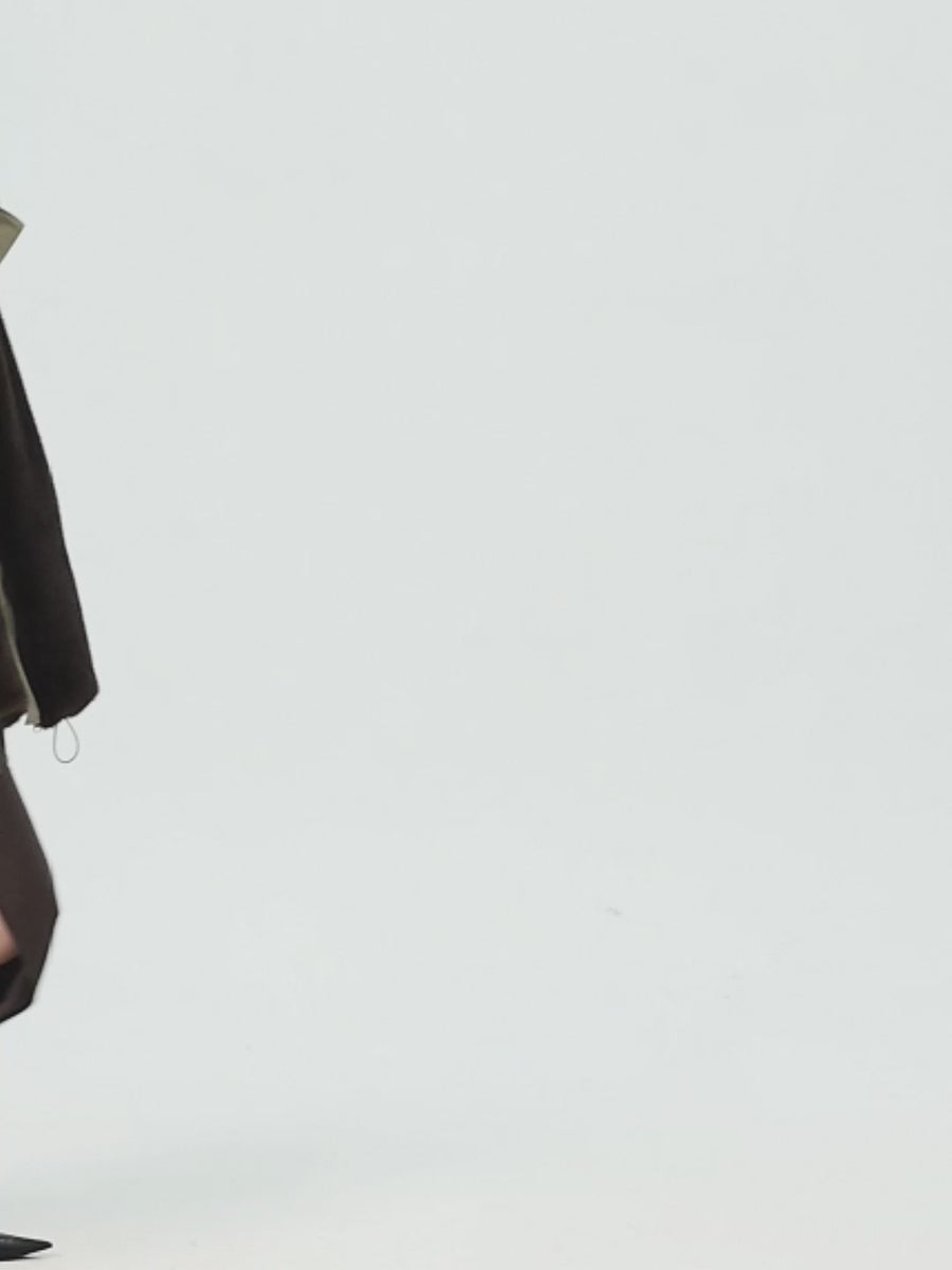 Reversible Faux Fur Utility Vest, film