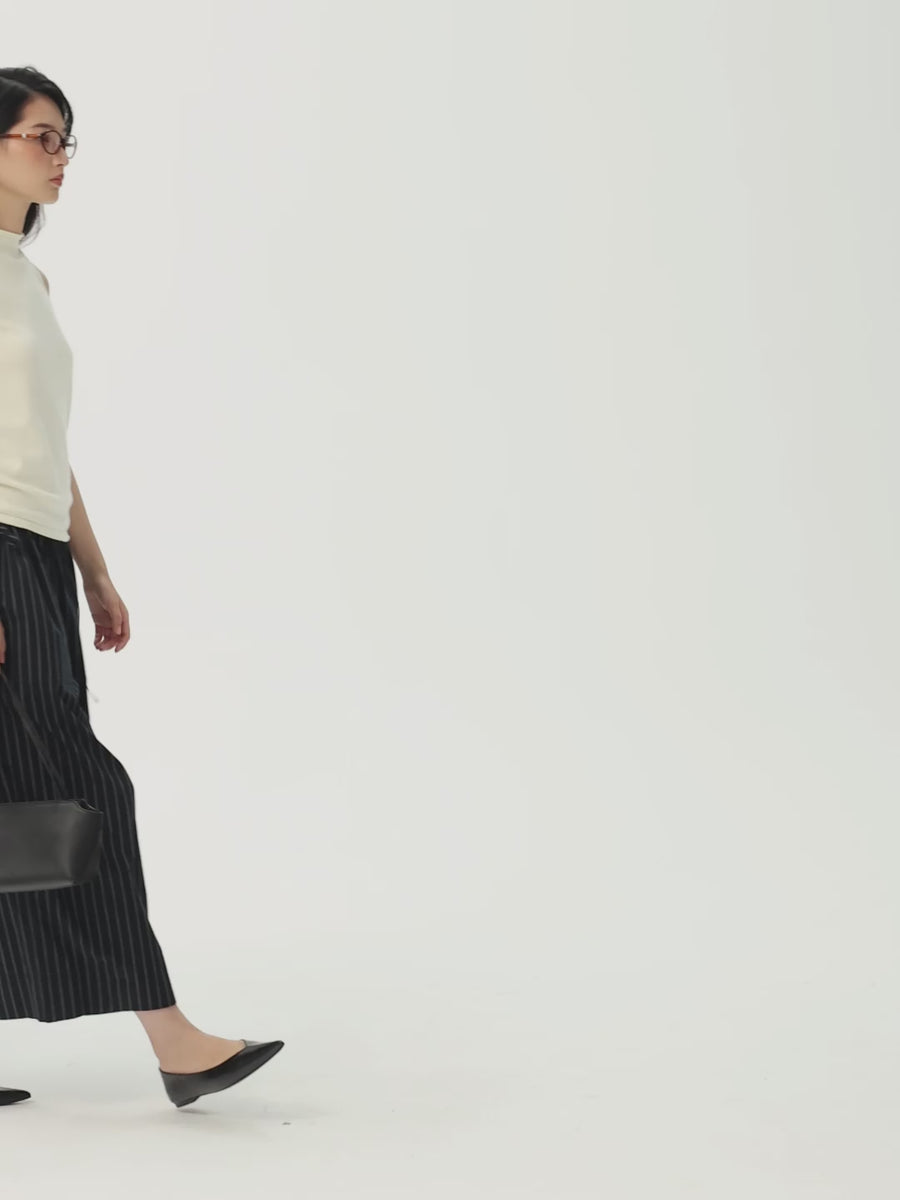 Cotton Striped Maxi Skirt, film