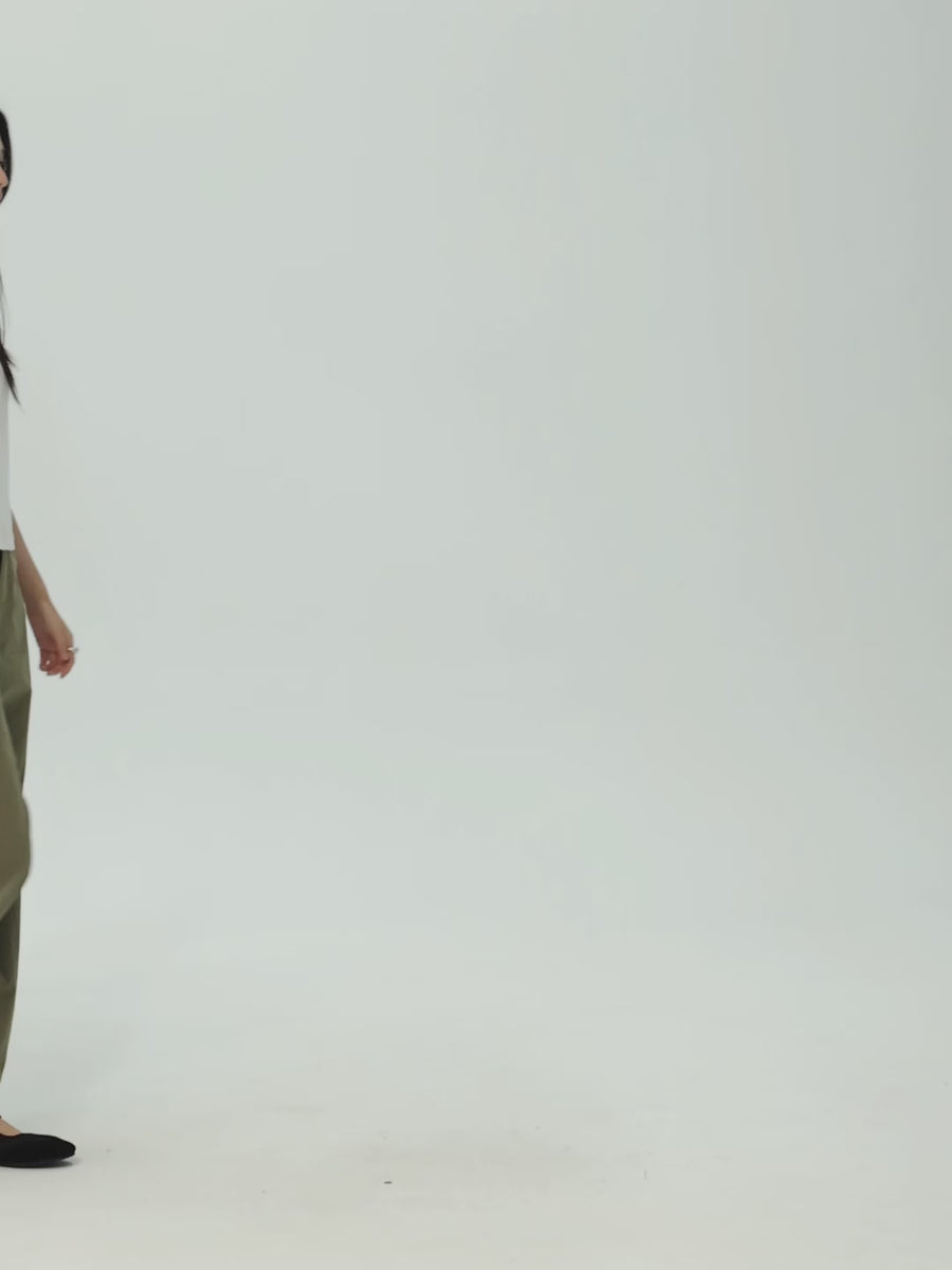 Pima Cotton Cocoon Trousers, film