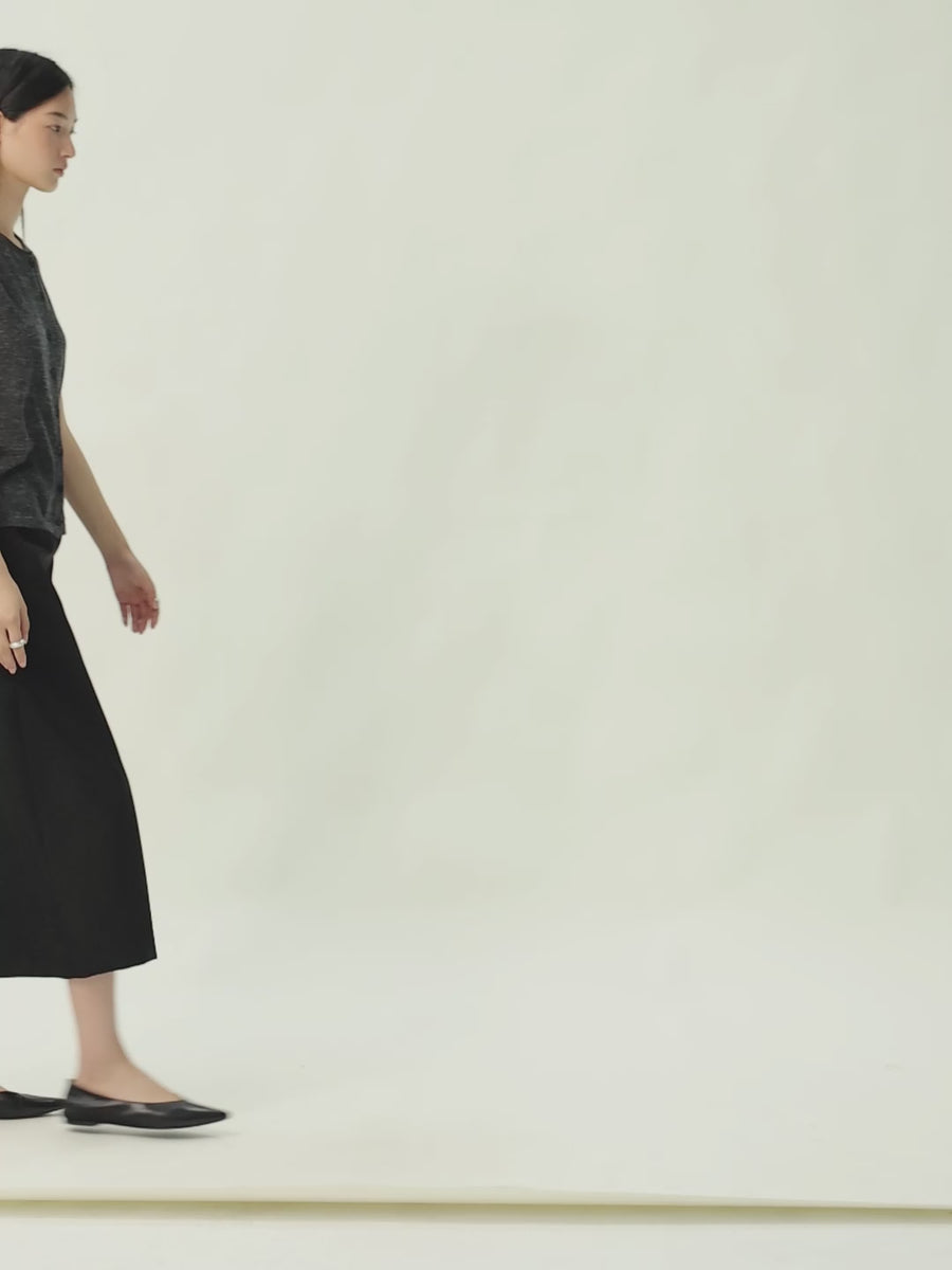 Wool Silk Hemp Knit Cardigan Vest & Tee Set, film