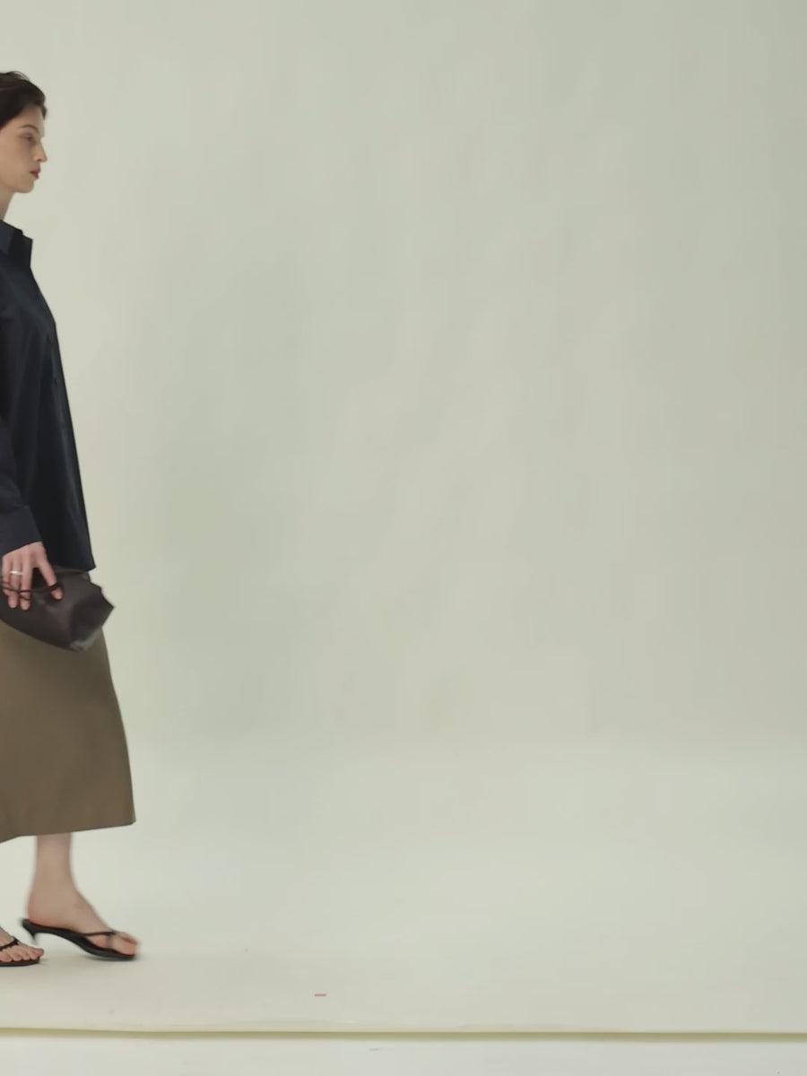 High-Density Cotton Oversized Shirt, film