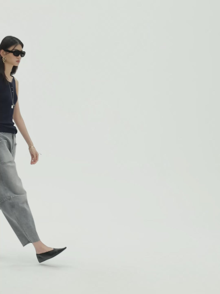 Tencel Cotton Henley Tank, film