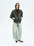 Lightweight Japanese Fabric Padded Jacket | Quilted Insulation and Knit Lining | Women Spring Jacket | MRS Studios